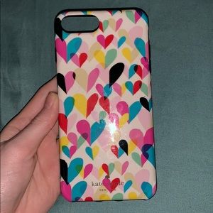 Kate spade IPhone 7 Plus heart case
